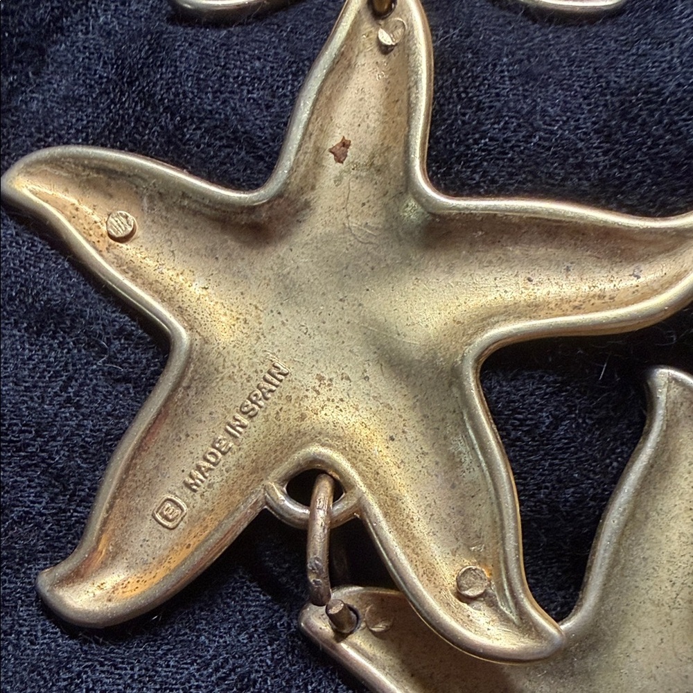 Bronze Starfish Necklace Nautical Beach Coastal Jewelry - Picture 6 of 12